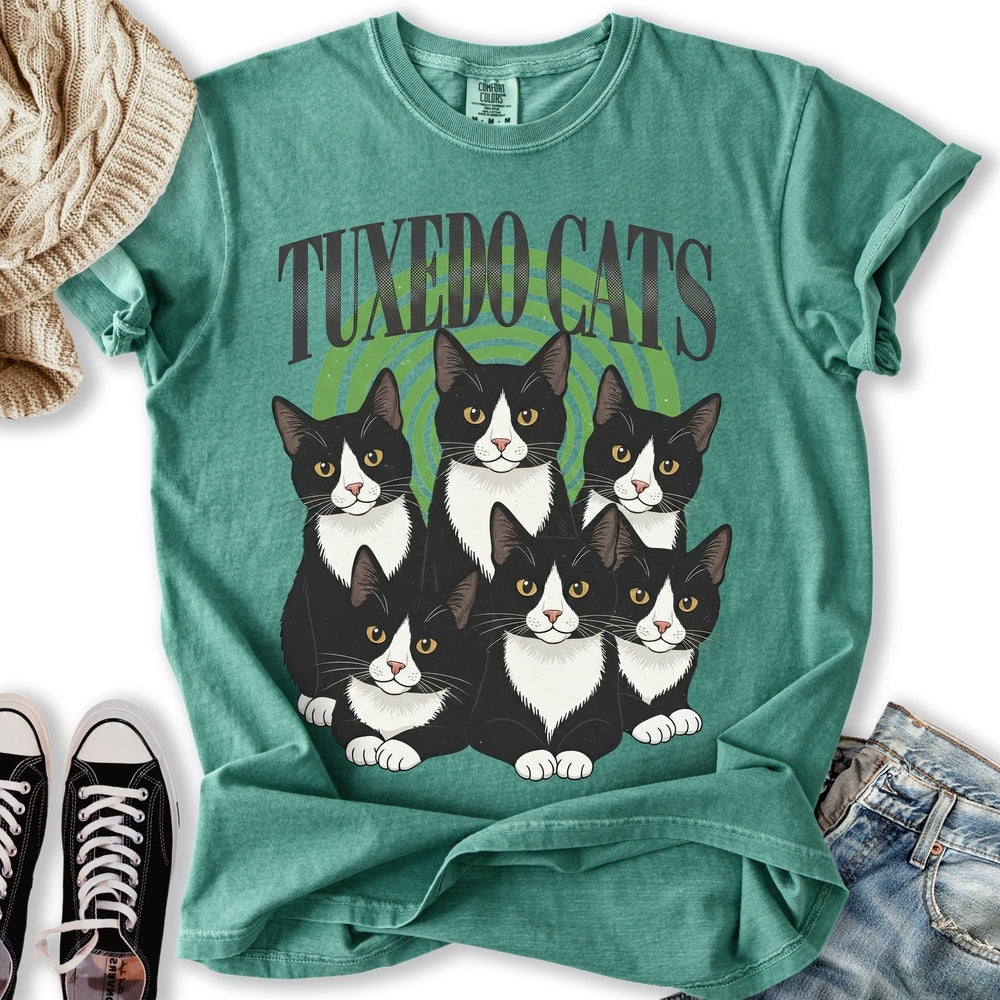 Tuxedo Cats Band Relaxed Tee