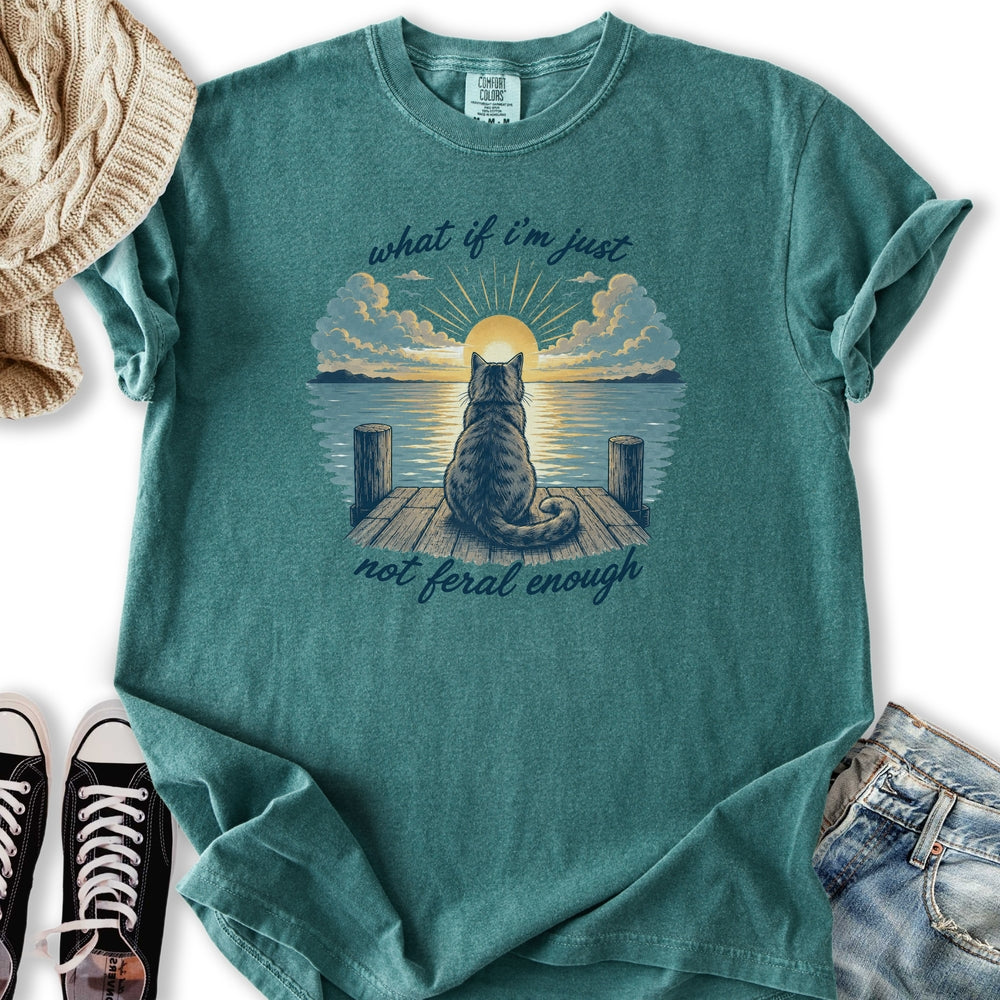 Not Feral Enough Cat Relaxed Tee