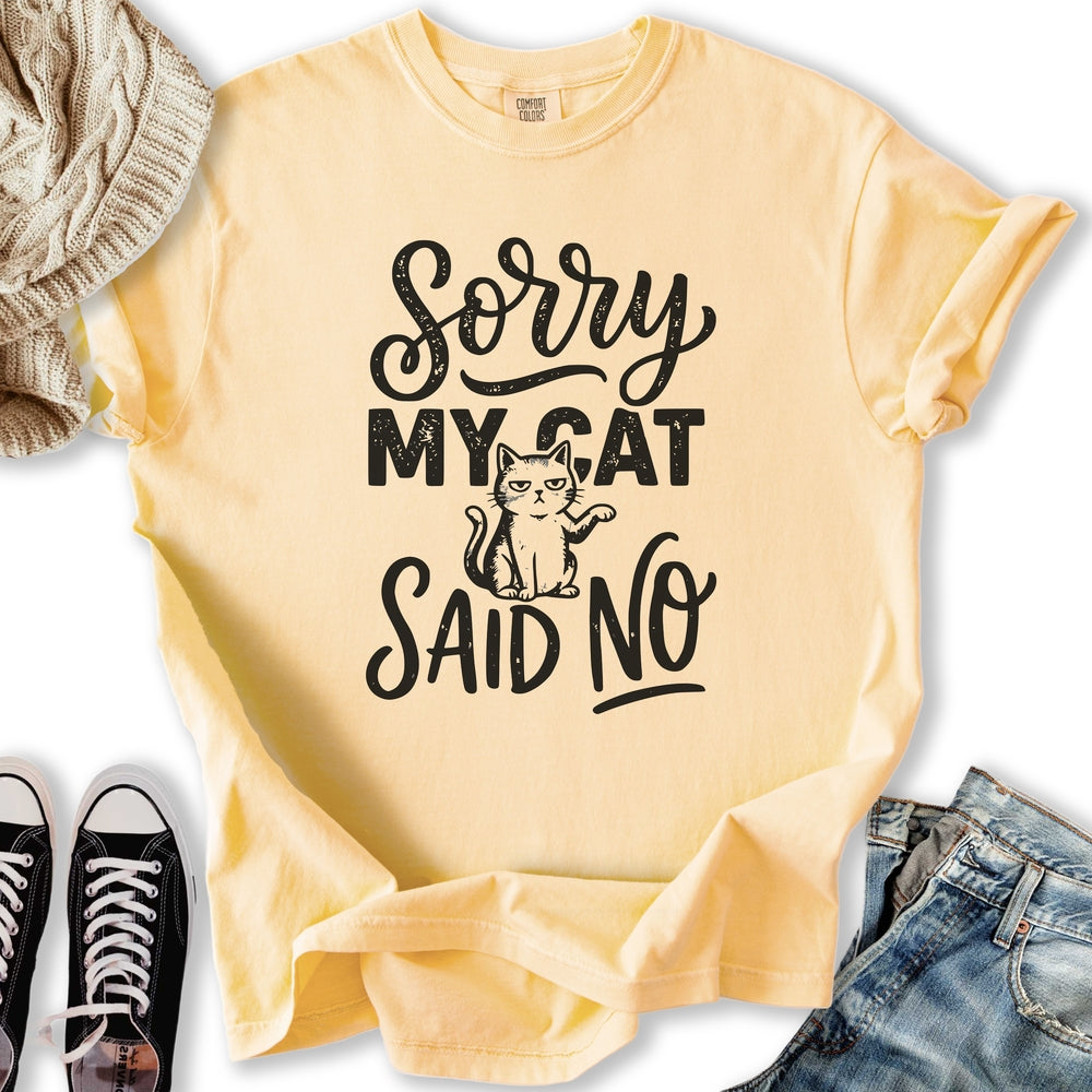 Cat Said No Relaxed Tee