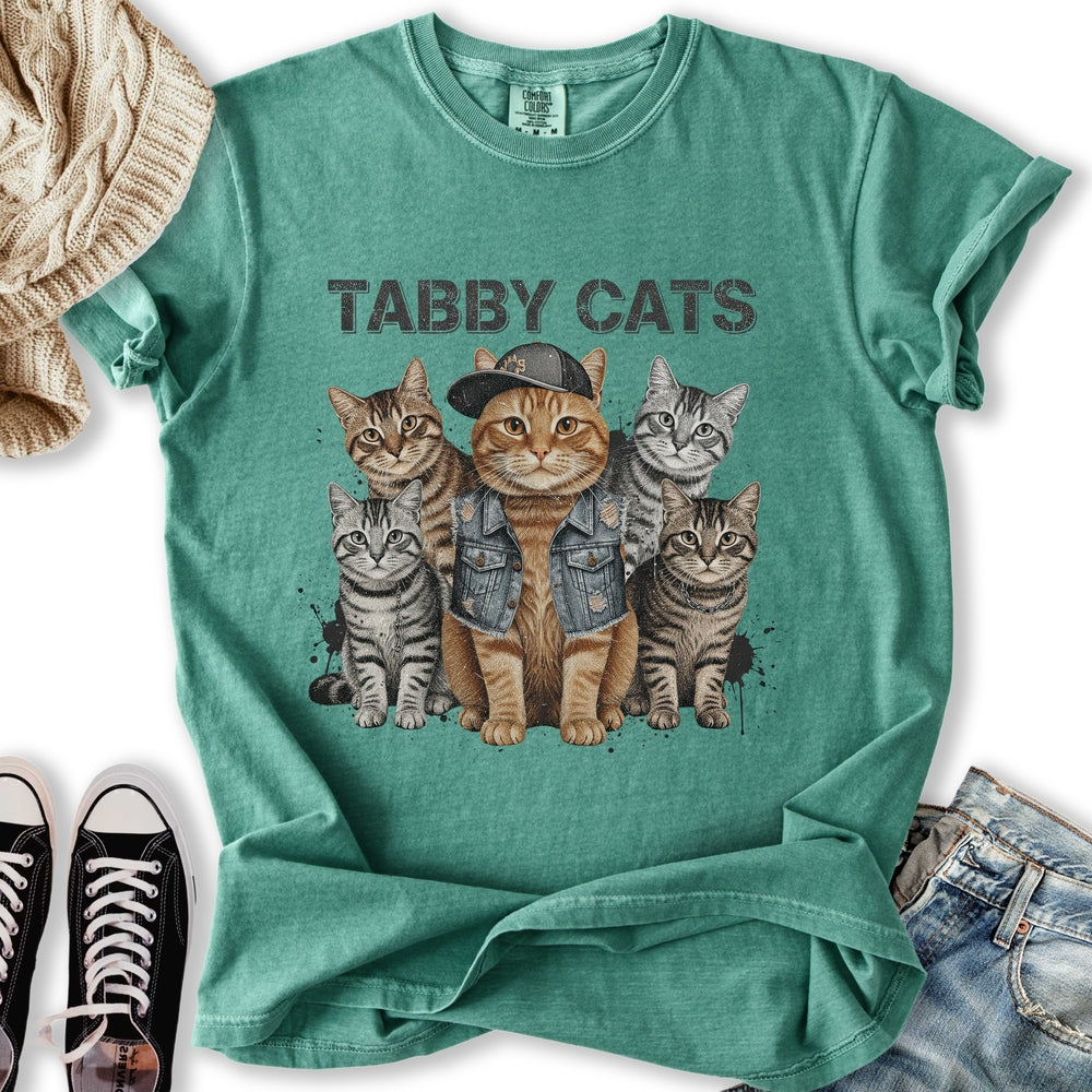 Tabby Cat Band Relaxed Tee