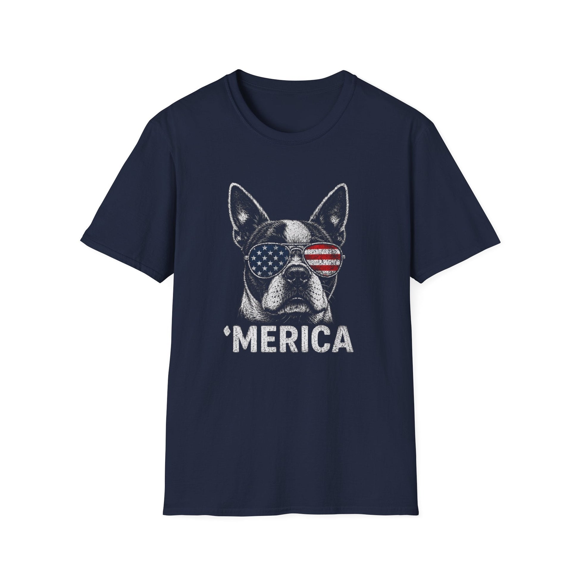 Boston Terrier Merica Tee