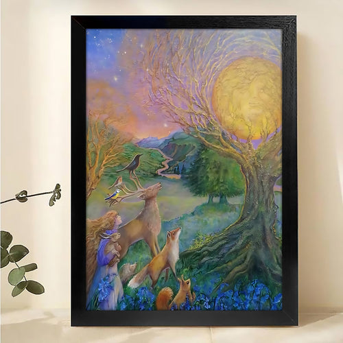 W399 Natural Wood Grain Canvas Decorative Painting – Abstract Art | Ideal for Living Rooms and Offices