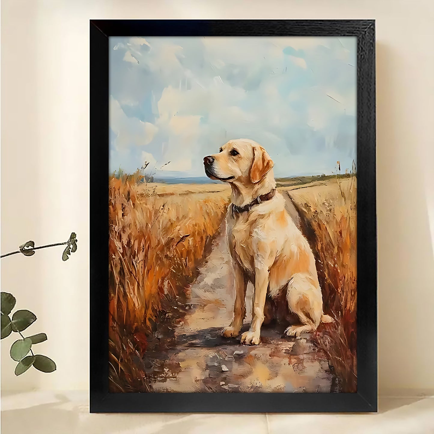 W223 Natural Wood Canvas – Abstract Art | Perfect for Living Room & Office