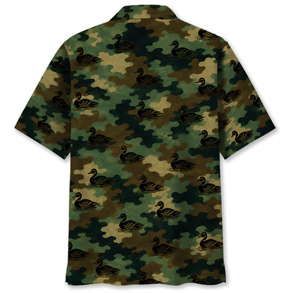 Duck Camouflage Millitary Hawaiian Shirt