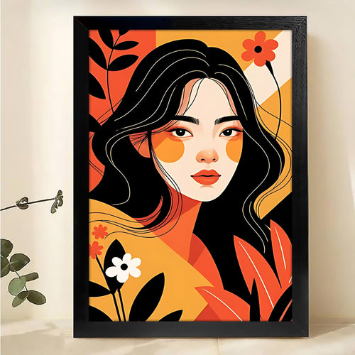 W479 Natural Wood Grain Canvas Decorative Painting – Abstract Art | Ideal for Living Rooms and Offices