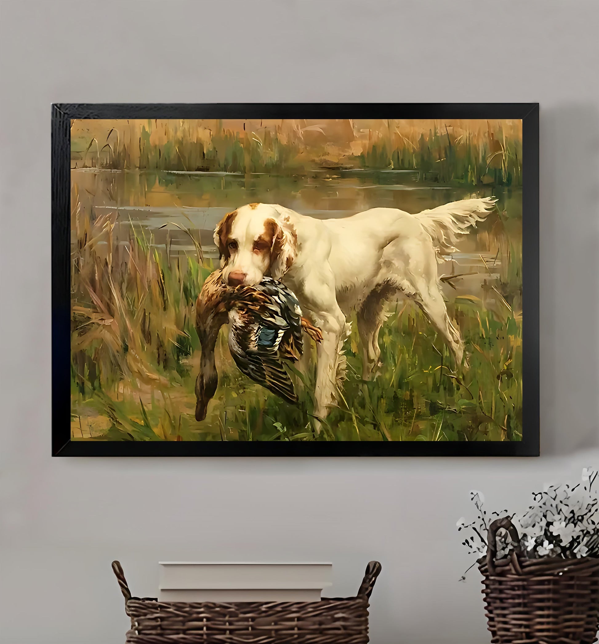 W172 Natural Wood Canvas – Abstract Art | Perfect for Living Room & Office