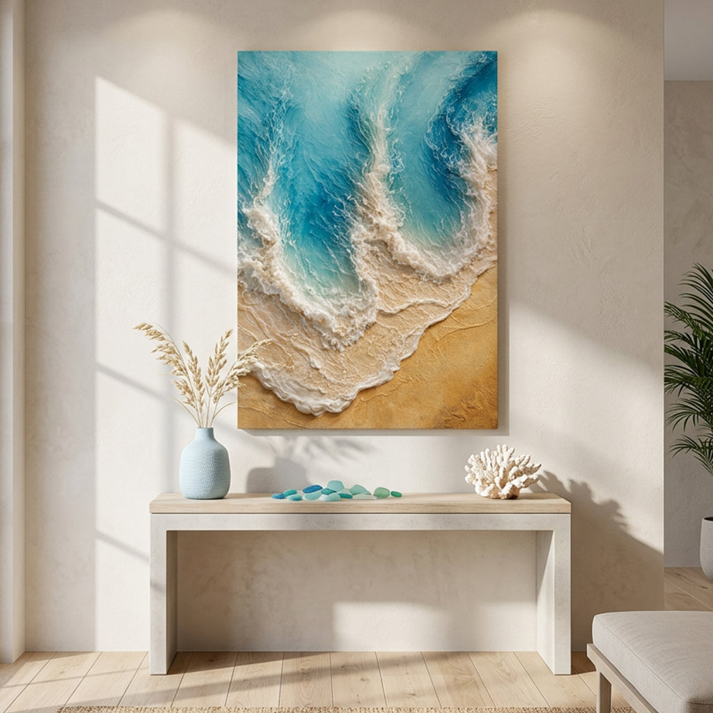 Sandy Shore Waves