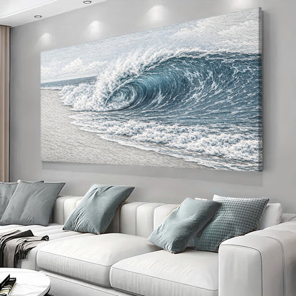 Abstract Beach Shore Wall Art III