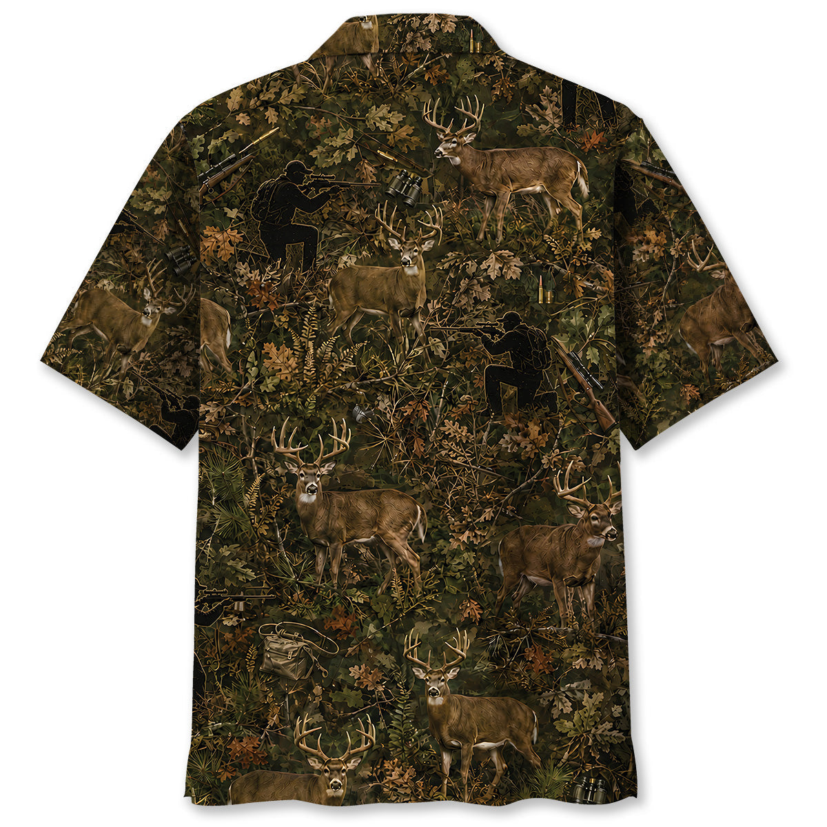 Hunt Deer Camo Hawaiian Shirt