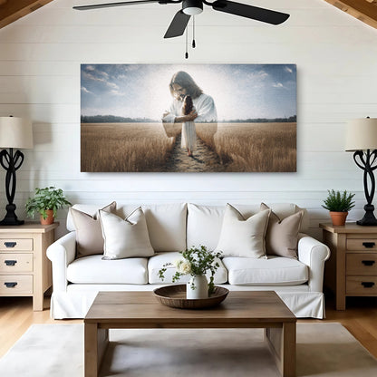 Embraced by God’s Love Faith Wall Art