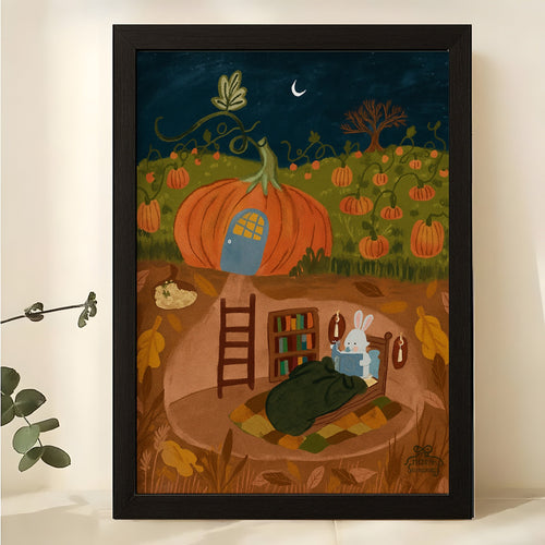 W310 Natural Wood Canvas – Abstract Art | Perfect for Living Room & Office