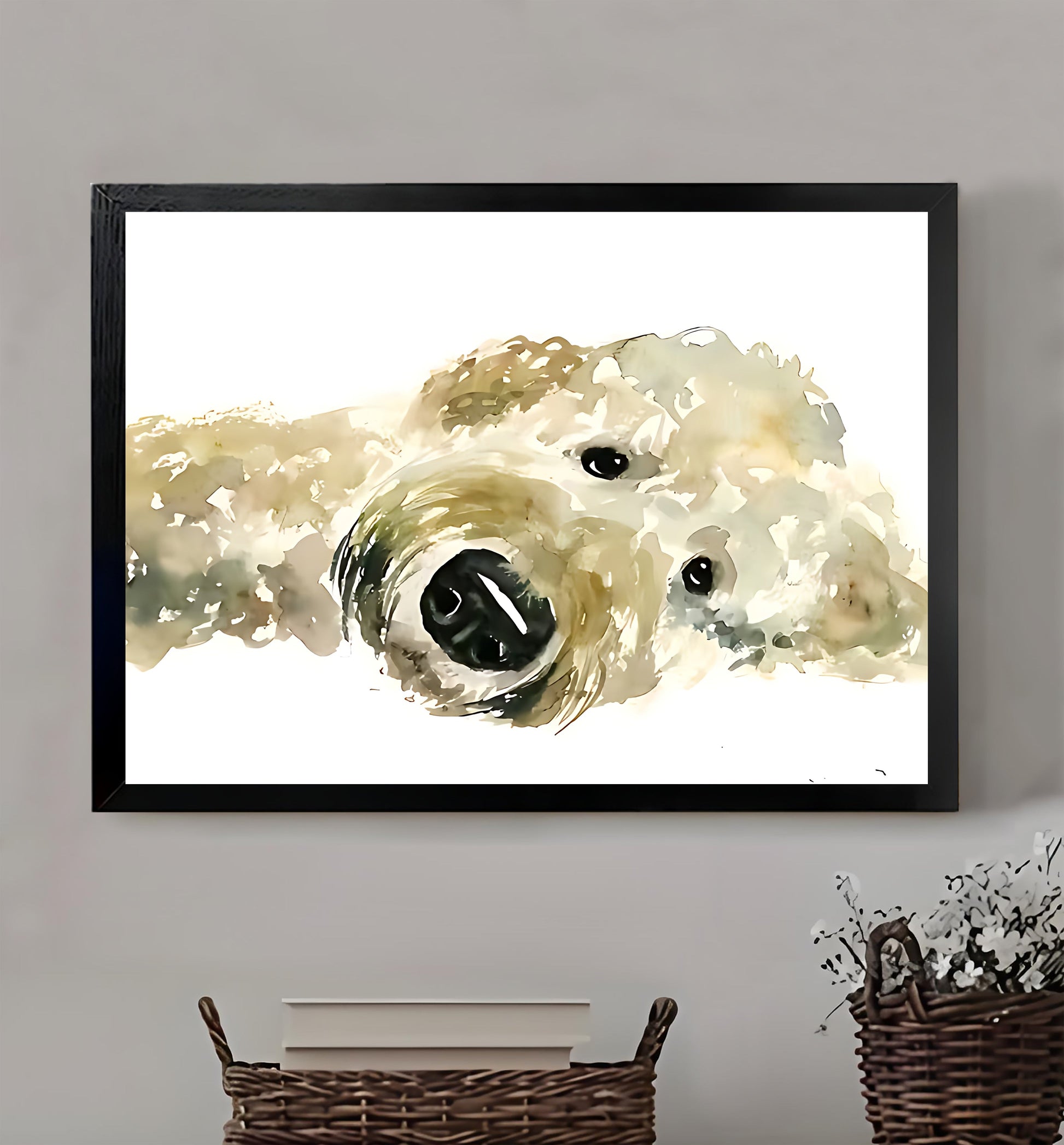 W412 Natural Wood Grain Canvas Decorative Painting – Abstract Art | Ideal for Living Rooms and Offices