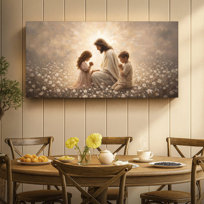 A Prayer in His Presence Faith Wall Art