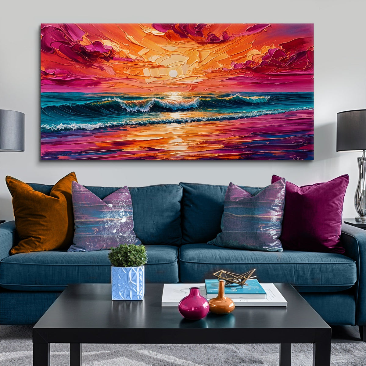 Coastal Sunset Wall Art