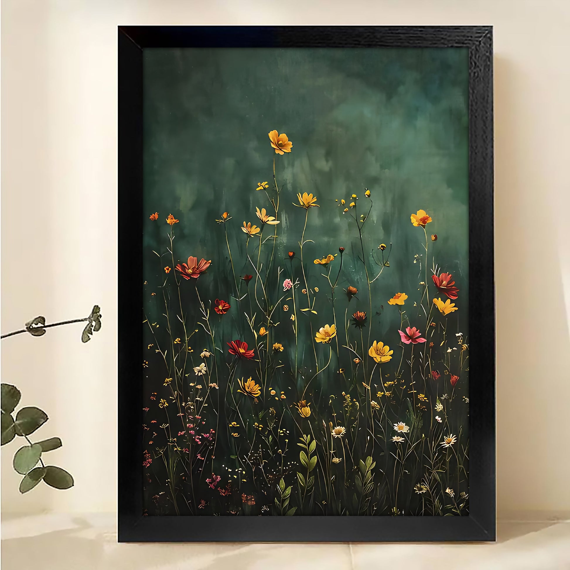 W387 Natural Wood Grain Canvas Decorative Painting – Abstract Art | Ideal for Living Rooms and Offices