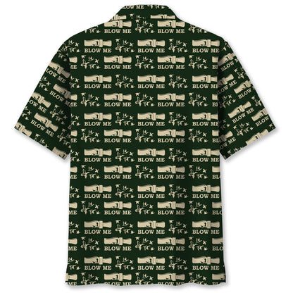 Duck Hunting Blow Me Hawaiian Shirt