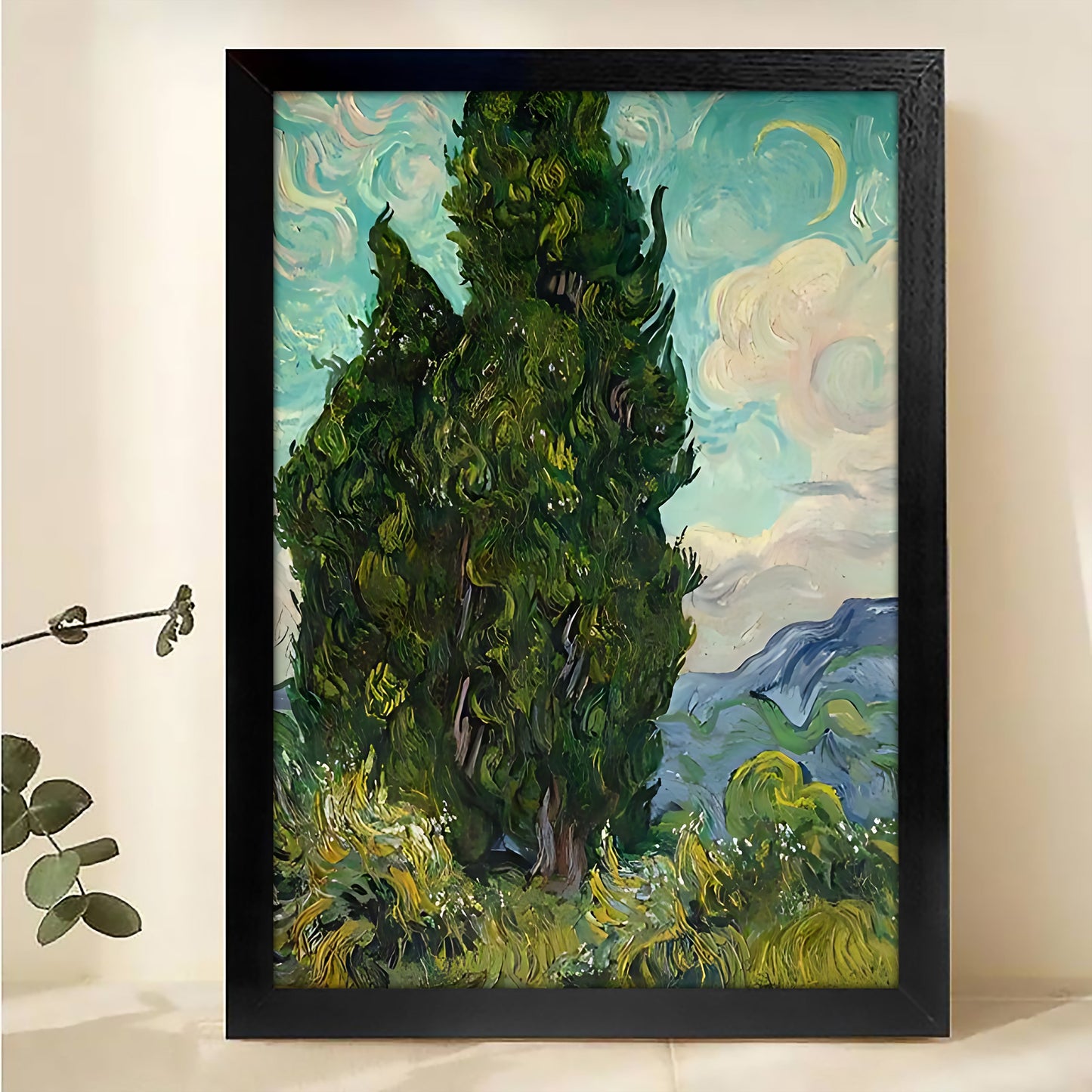 W394 Natural Wood Grain Canvas Decorative Painting – Abstract Art | Ideal for Living Rooms and Offices