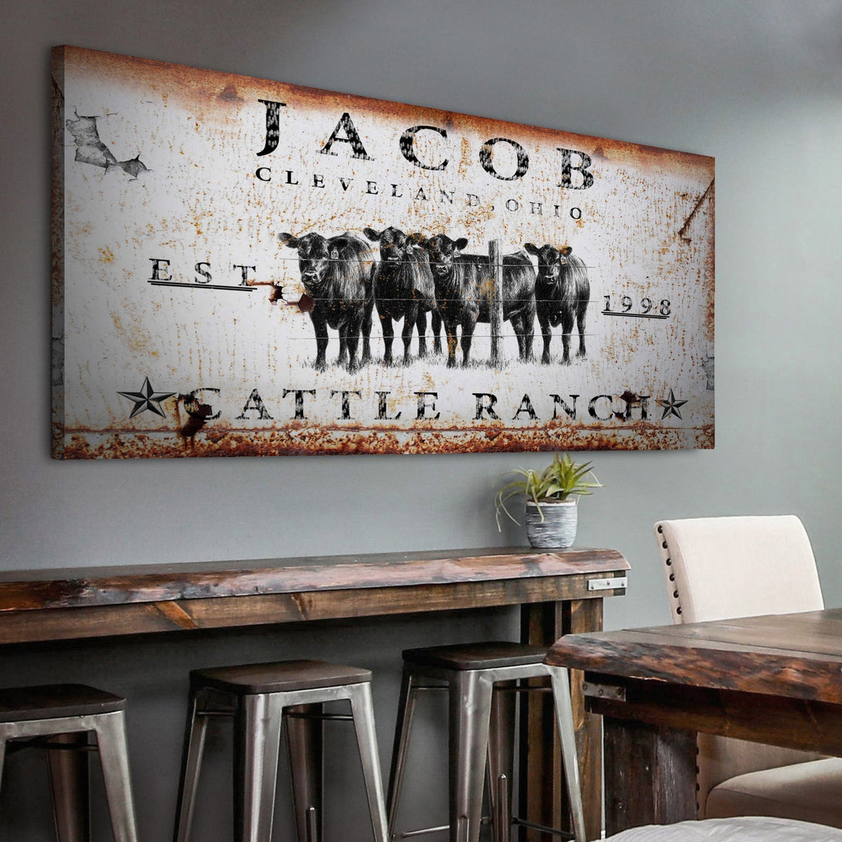 Cattle Ranch Sign IV ()