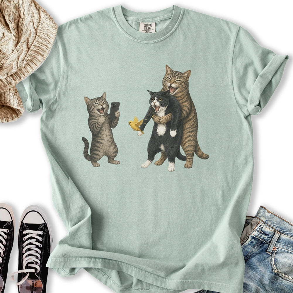 Cat Heimlich Prank Relaxed Tee
