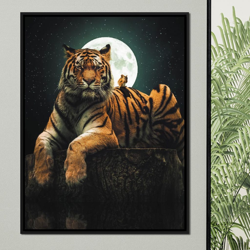 Tiger Squirel Canvas Wall Art