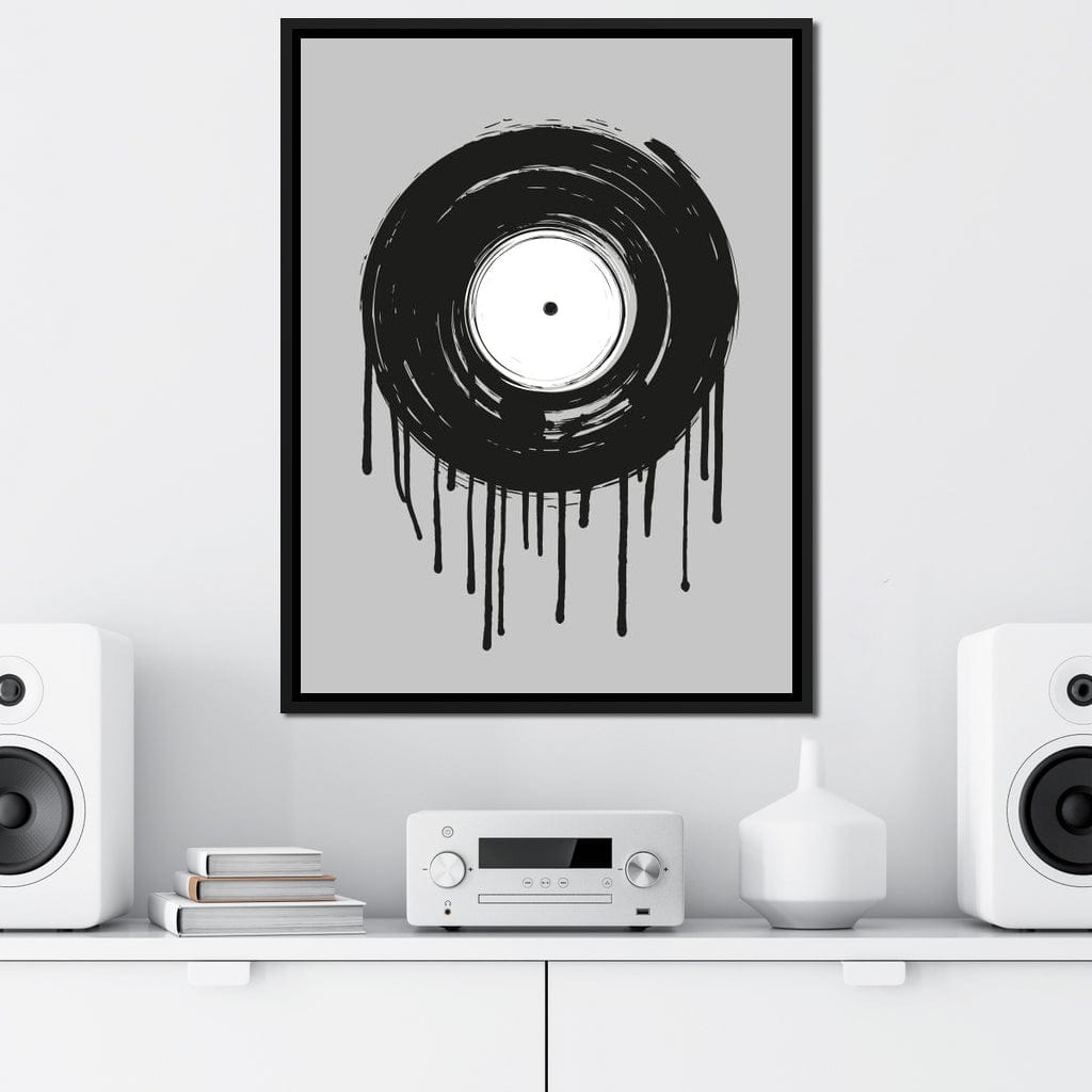 Vinyl Dripping Canvas Wall Art