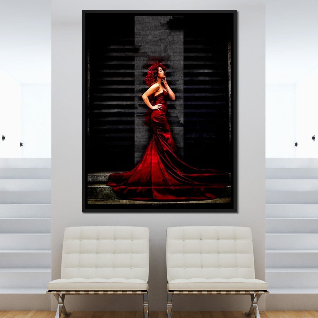 Red Passion Canvas Wall Art