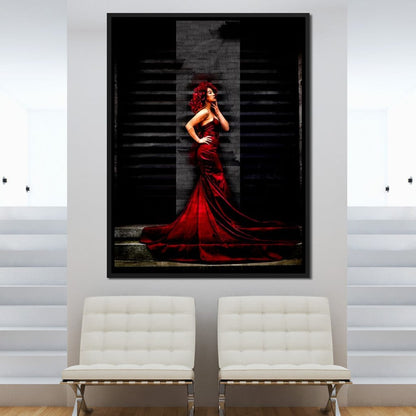 Red Passion Canvas Wall Art