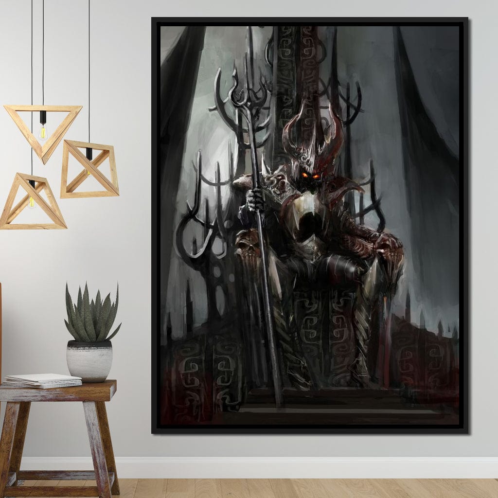 Death Knight Canvas Wall Art