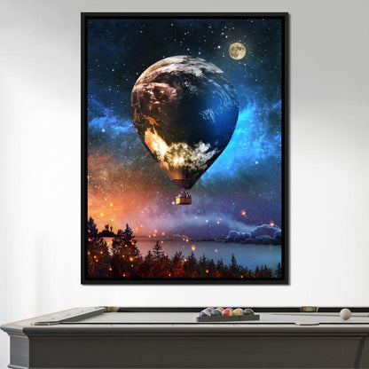 Earth Canvas Wall Art