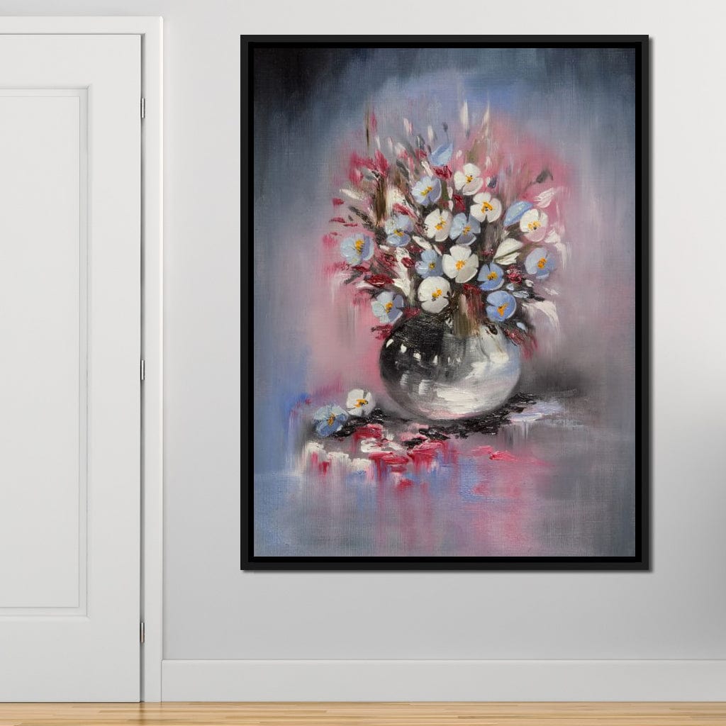 Beautiful Flowers Vase Canvas Wall Art