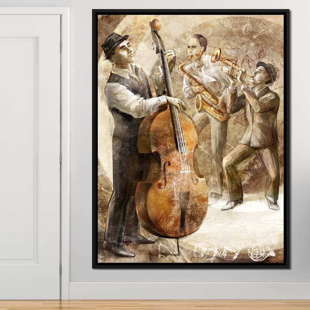 Jazz Band Canvas Wall Art