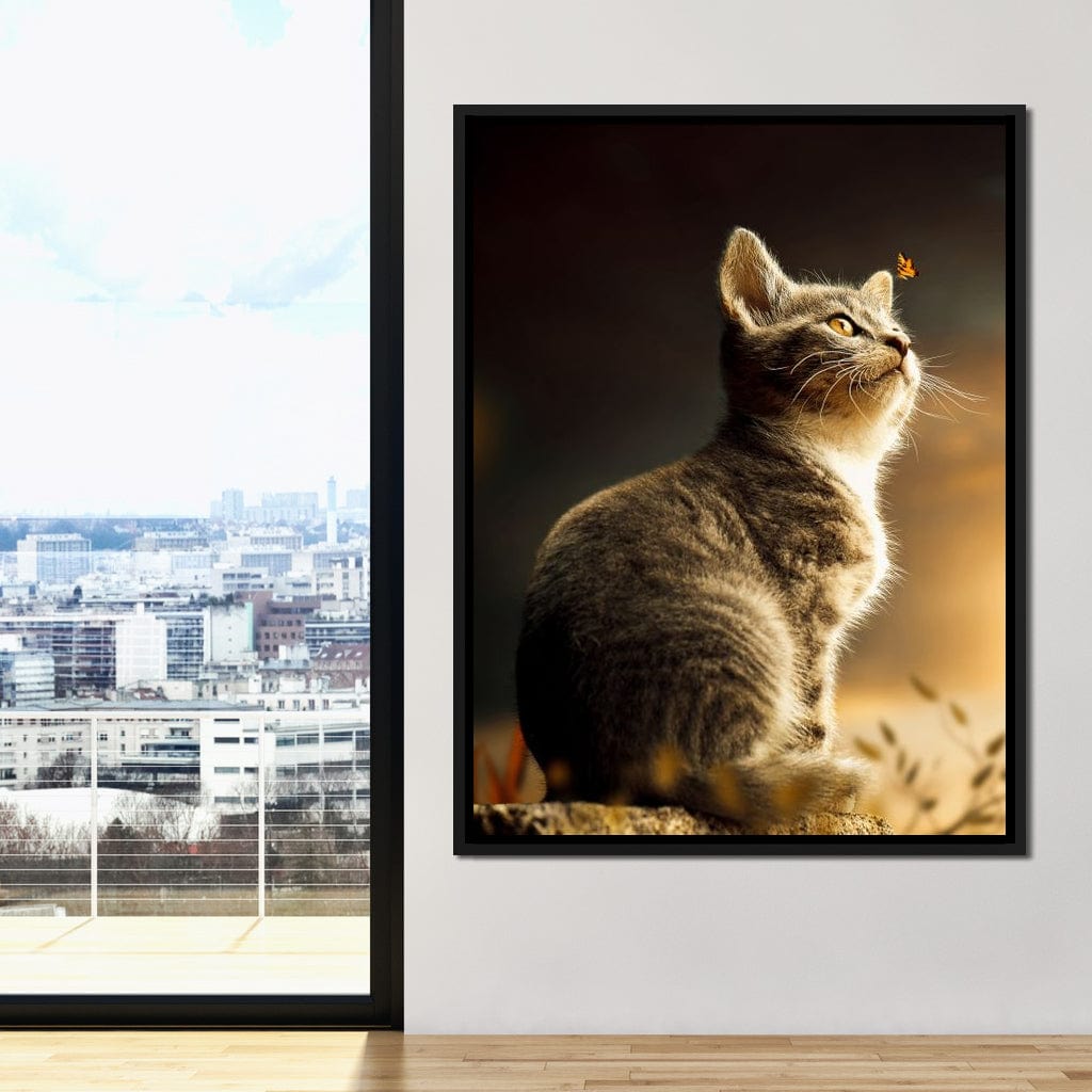 Cat Canvas Wall Art