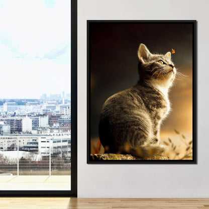 Cat Canvas Wall Art