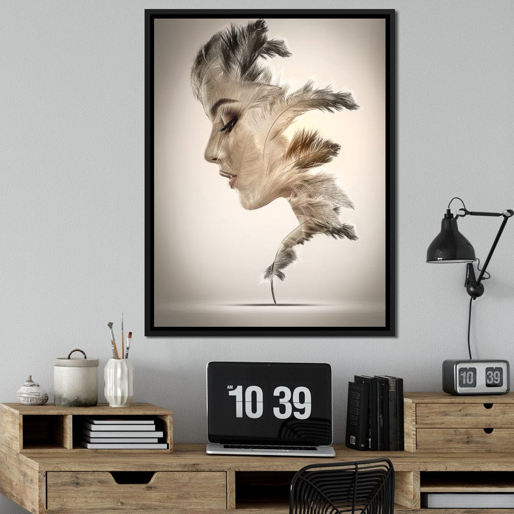 Feathers Canvas Wall Art