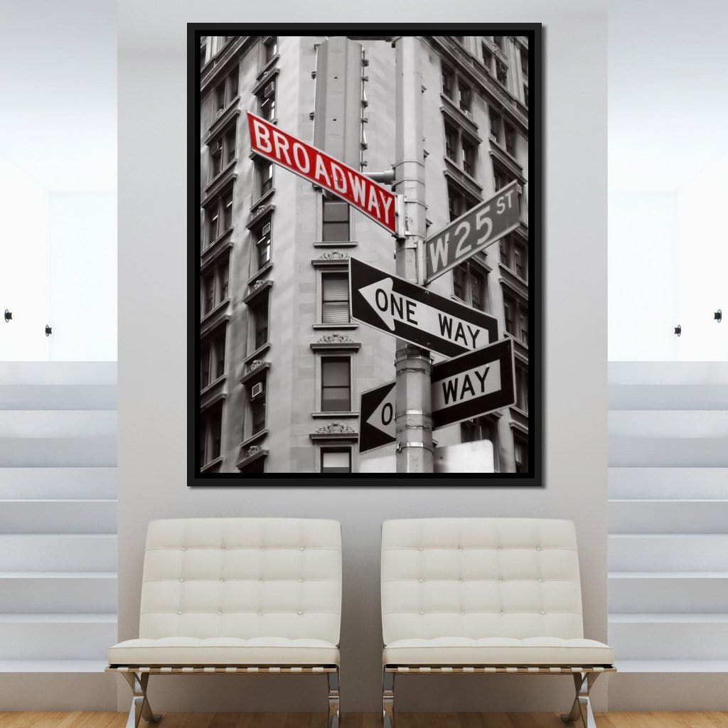 Broadway Canvas Wall Art