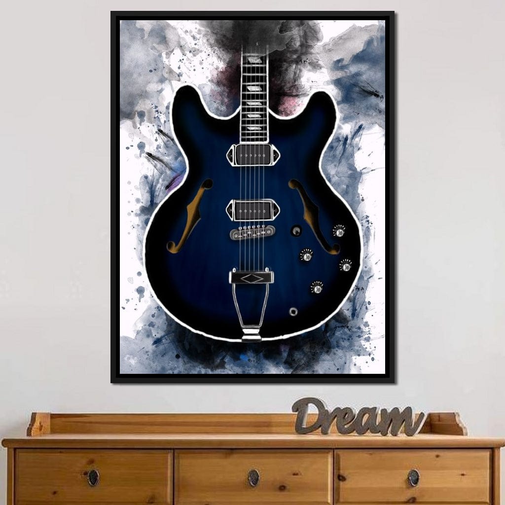 Gary Clark Jr's Electric Guitar Canvas Wall Art