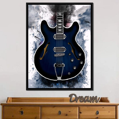 Gary Clark Jr's Electric Guitar Canvas Wall Art