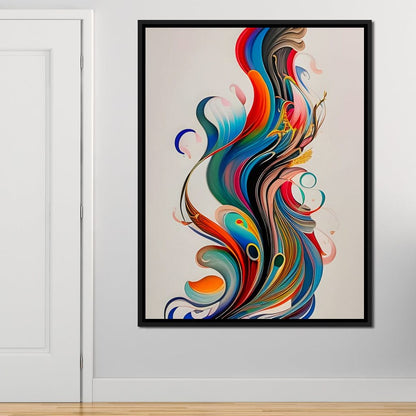 Colorful Contemporary Art 053 Canvas Wall Art
