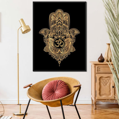 Hand of Fatima Canvas Wall Art