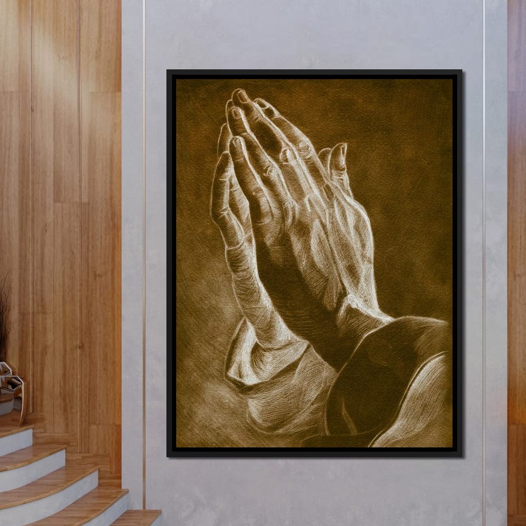 Praying Hands Canvas Wall Art