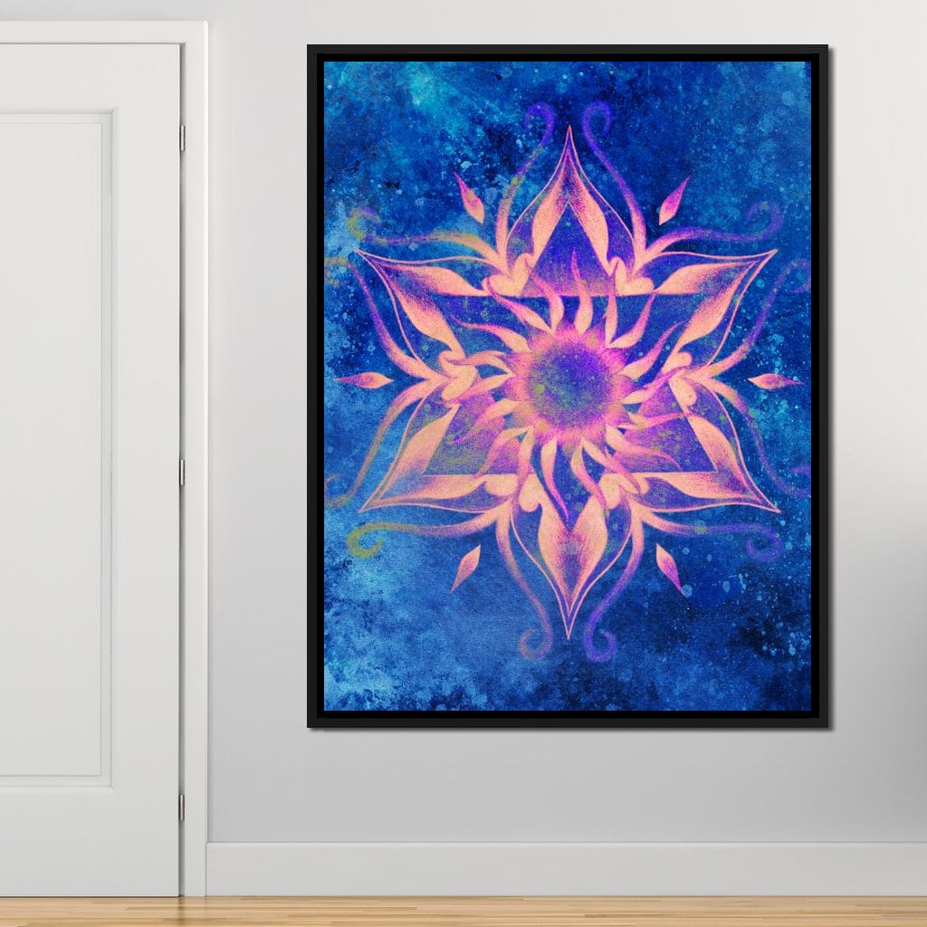Pink Mandala Canvas Wall Art