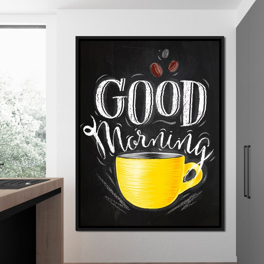 Good Morning Canvas Wall Art