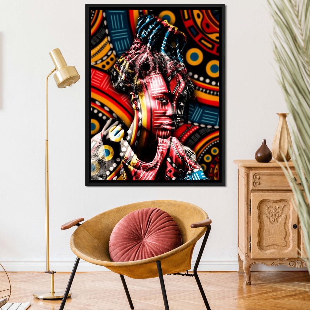 Colorful Portrait Canvas Wall Art