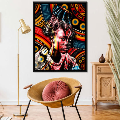 Colorful Portrait Canvas Wall Art