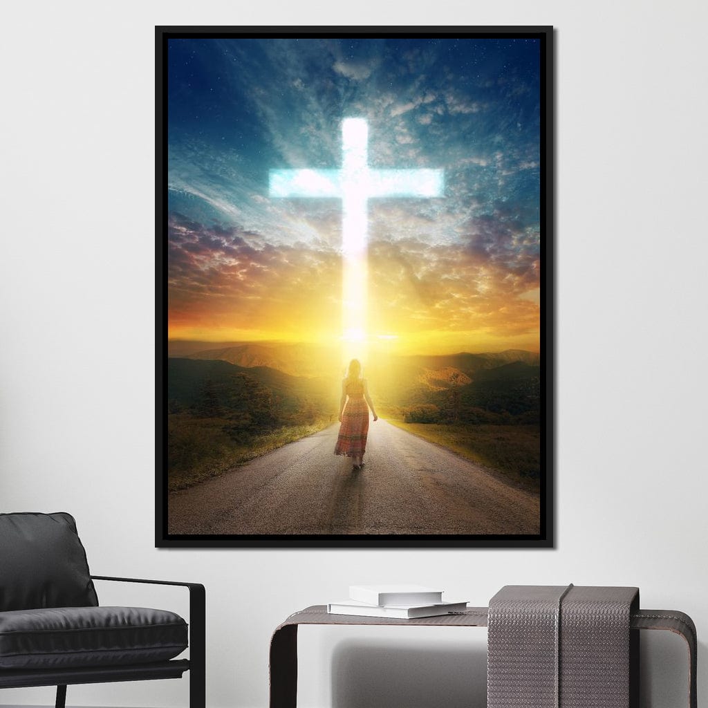 Faith Road Canvas Wall Art