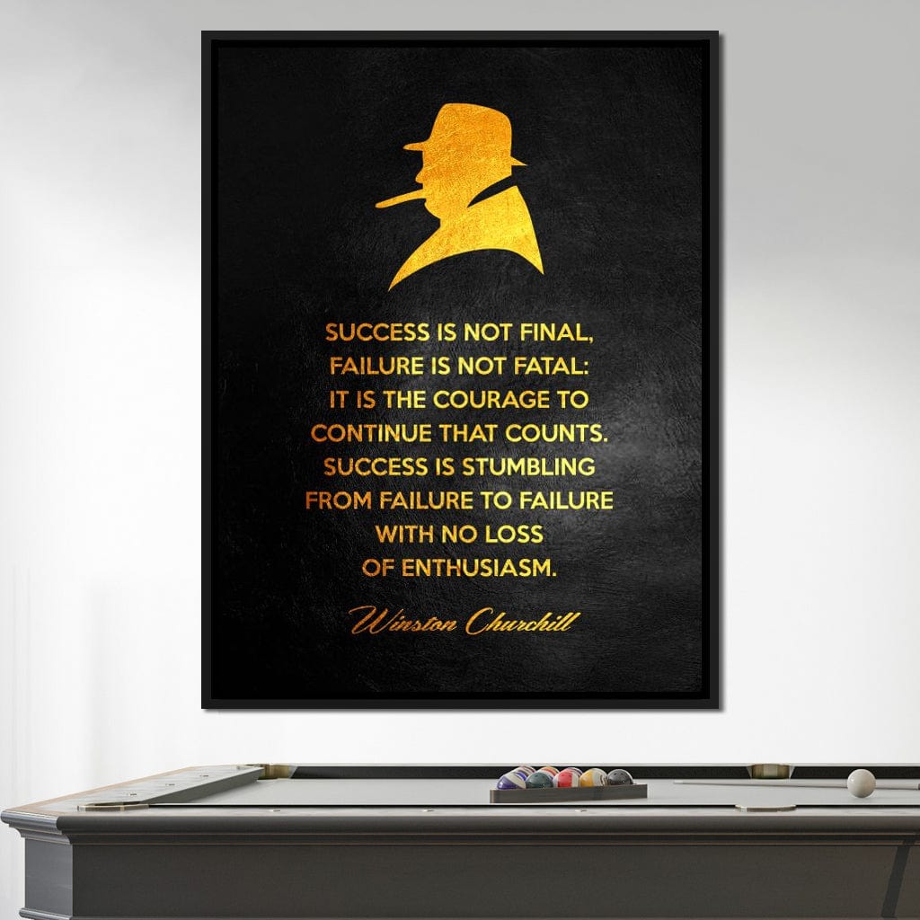 Winston Churchill Canvas Wall Art