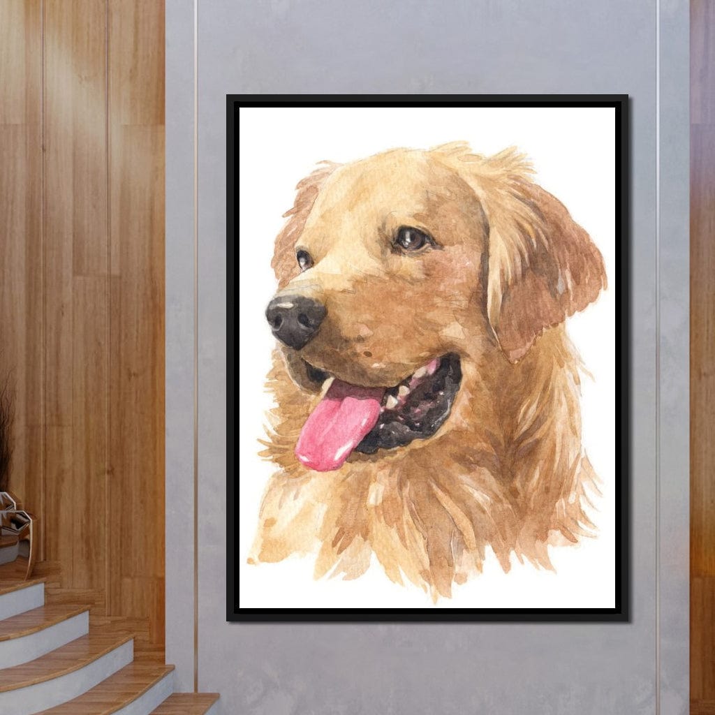 Golden Retriever Canvas Wall Art