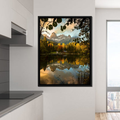 Lake Welsperg Canvas Wall Art