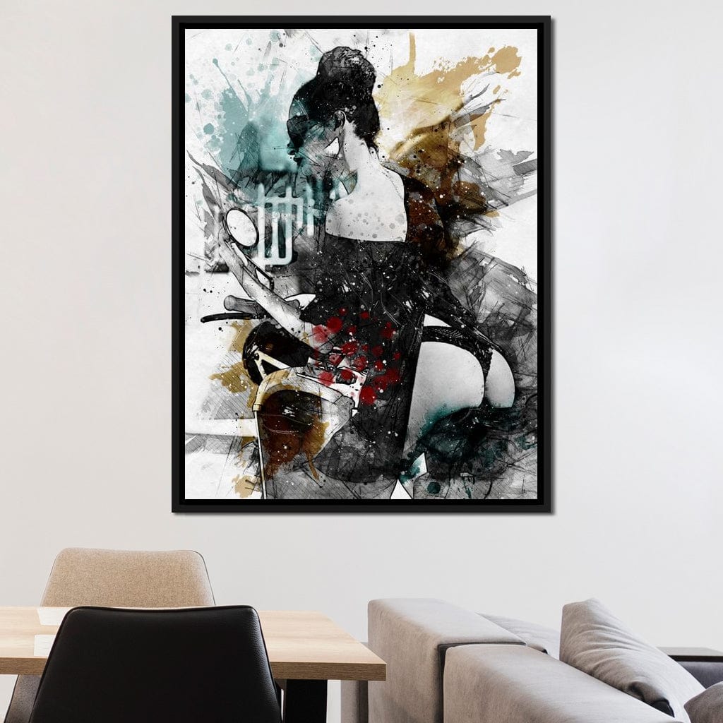 Sensuel a Paris Canvas Wall Art