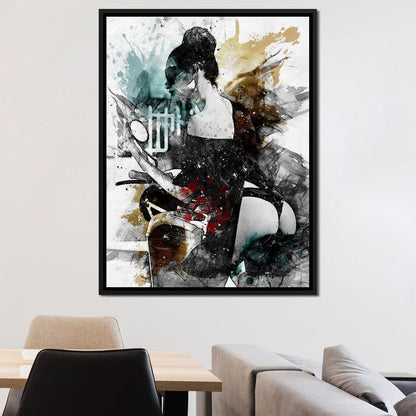 Sensuel a Paris Canvas Wall Art